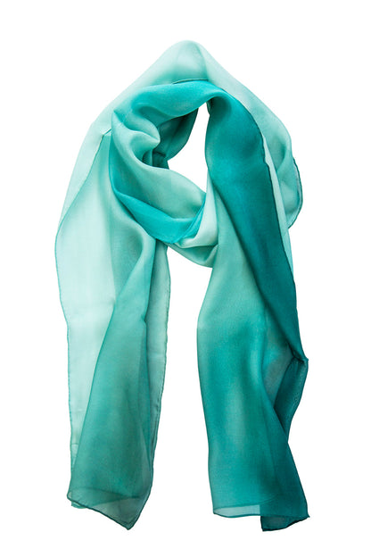 Silk Scarf Comet Ocean Print 100% Silk Whitsundays